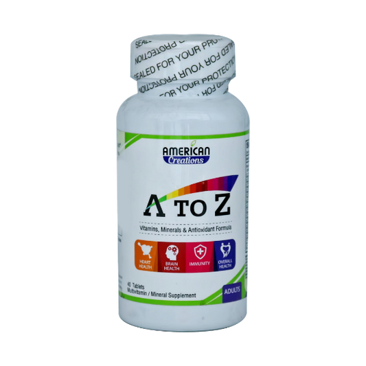 American Creations A to Z Tab 40'S for overall health