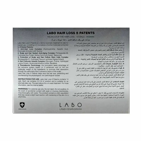 Labo Hair Loss 5 Patents Women 14 Vials