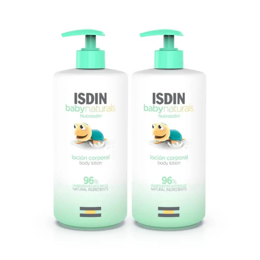 ISDIN Baby Naturals Body Lotion 2x400ml Isdin