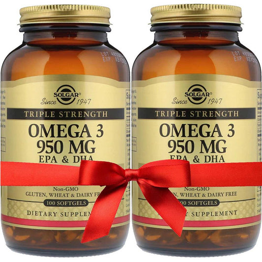 Solgar Omega 3 950mg EPA & DHA Softgels 100's 1+1 Offer