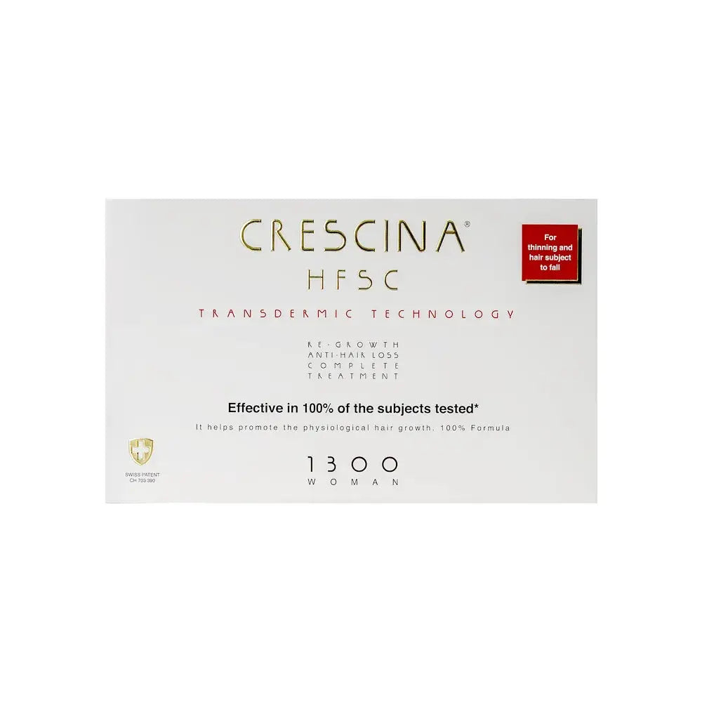 Crescina HFSC Transdermic Complete Treatment 1300 for Women  10+10 Vials Crescina labo