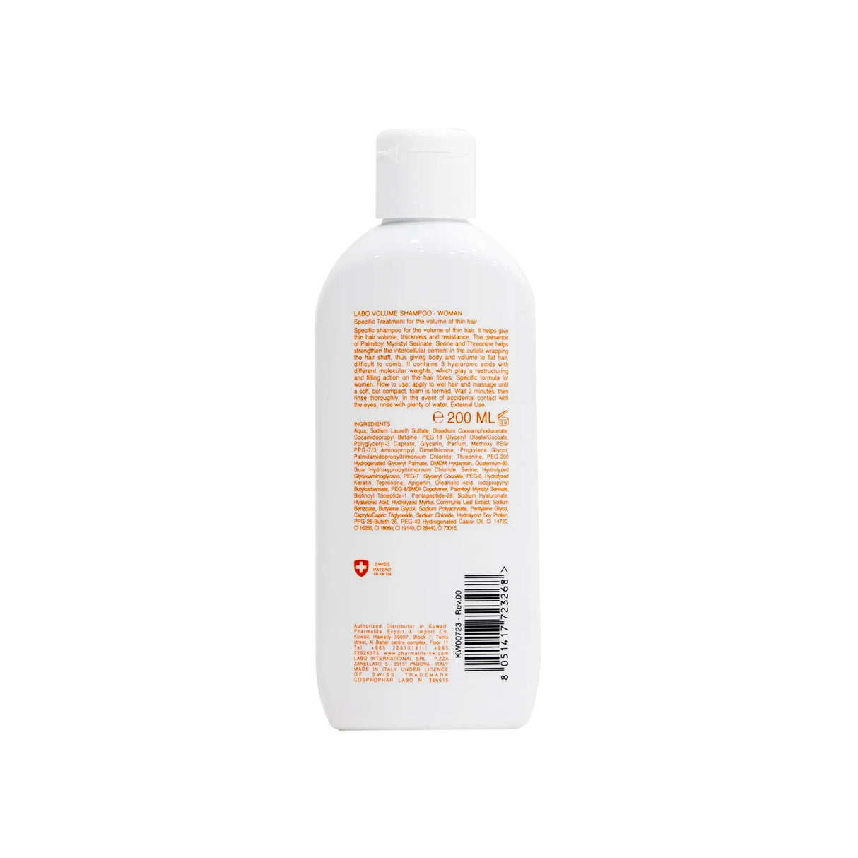 Labo Hair Thickening Shampoo for Women 200 ml