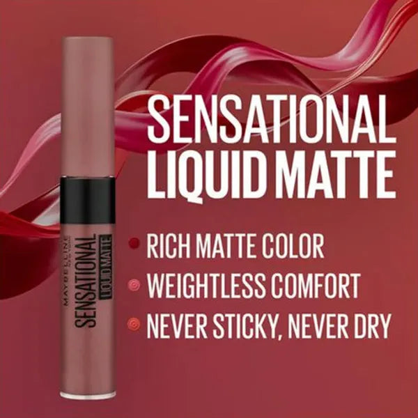 Maybelline New York Sensational Liquid Matte NU07