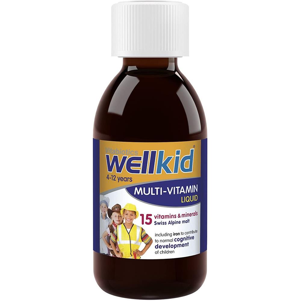 Wellkid Multi-vitamin Liquid 4-12yrs 150ml