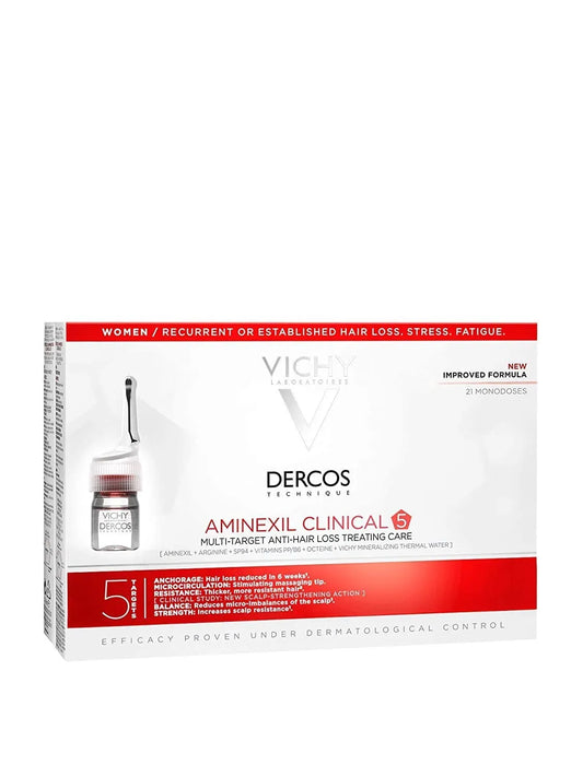 Vichy Dercos Aminexil Clinical 5 Vials Women 21x6ml