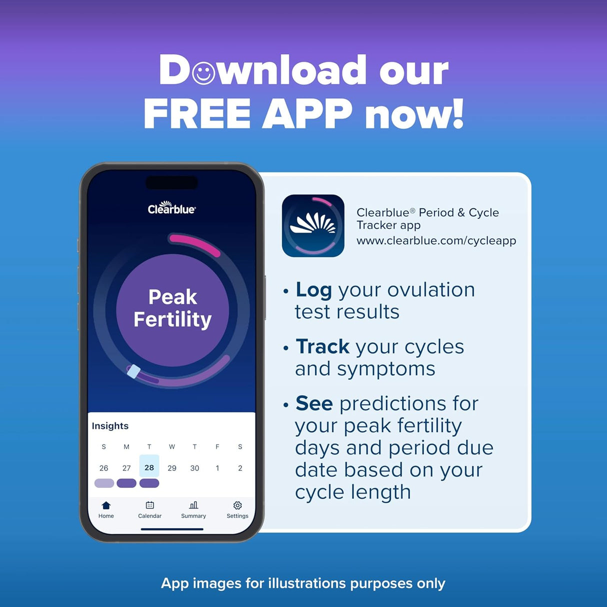 Clear Blue Digital Ovulation Tests Kit, Pack of 10's