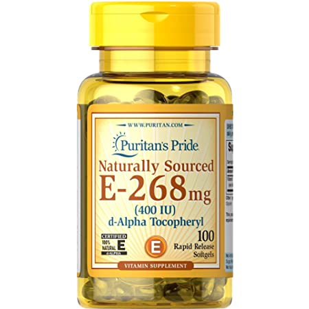 Puritan's Pride Vitamin E 400IU Softgels 100's