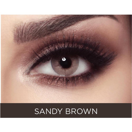 Bella Contact Lenses Elite Sandy Brown 2's