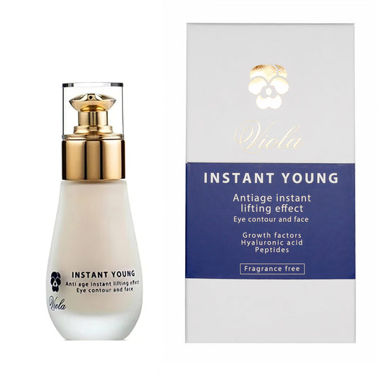Viola Instant Young Anti Aging Eye Contour & Face Serum 50ml - Age Defying Radiance for Smoother, Firmer Skin