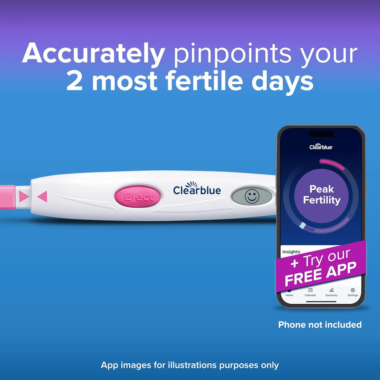 Clear Blue Digital Ovulation Tests Kit, Pack of 10's