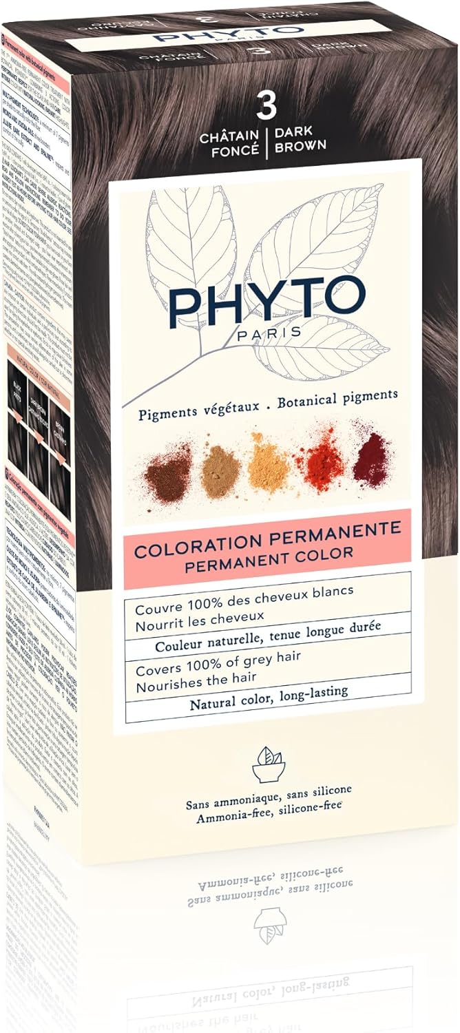 Phyto Phytocolor Permanent Natural Hair Color - 3 Dark Brown