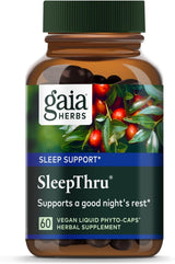 Gaia Herbs SleepThru Natural Sleep Support - 60 Capsules