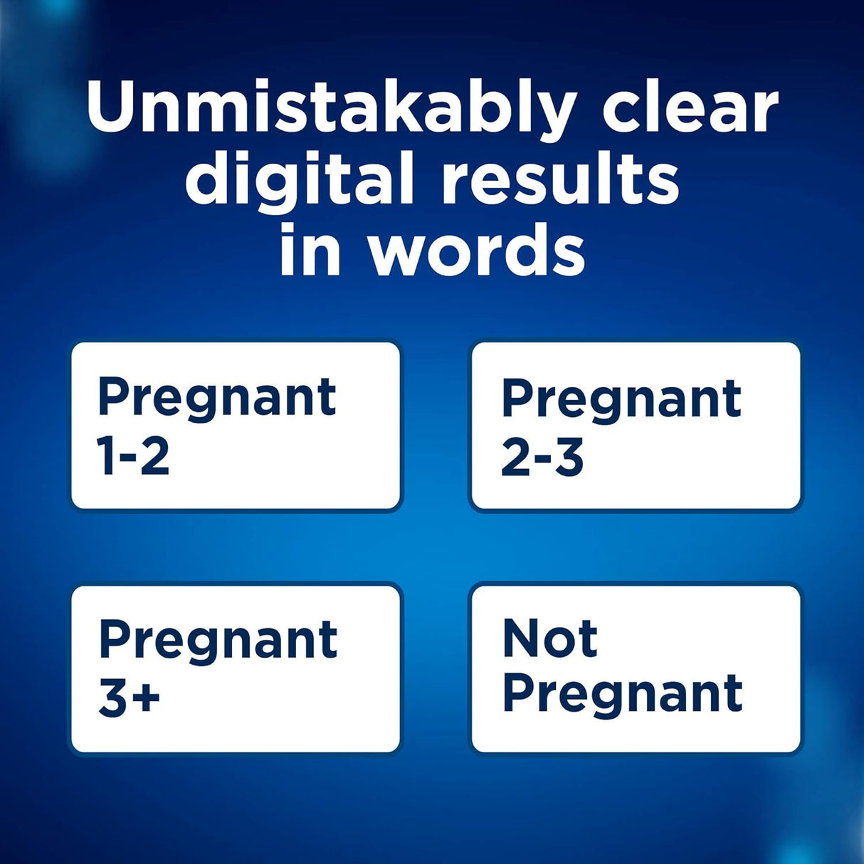 Clear Blue Digital Pregnancy Test Kit With Conception Indicator