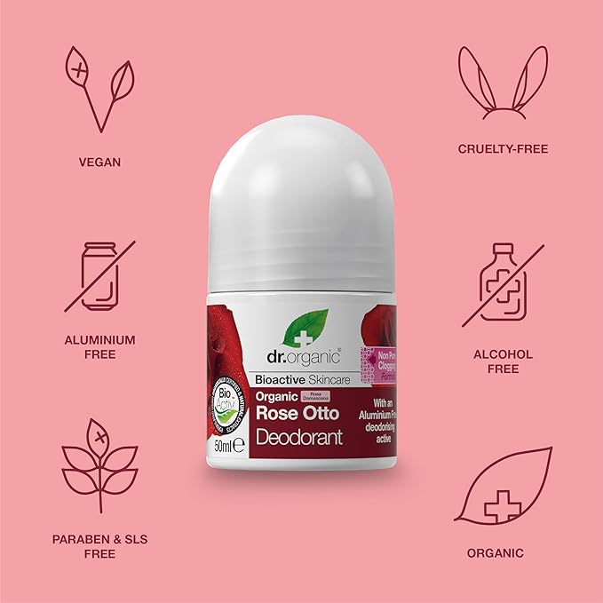 Dr.Organic Rose Deodorant 50Ml