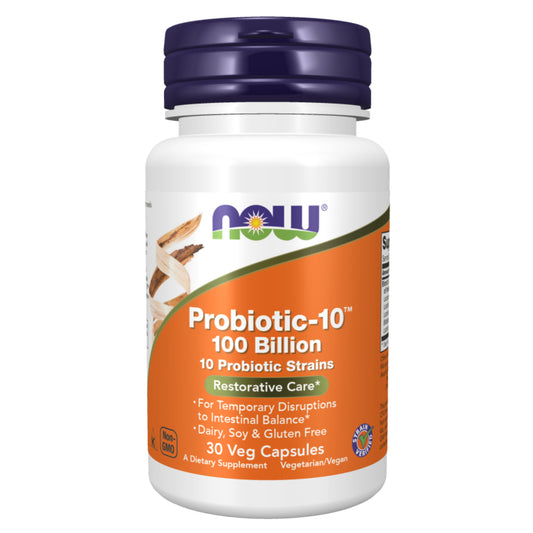 Now Foods Probiotic-10 100 Billion Veg Capsules 30's