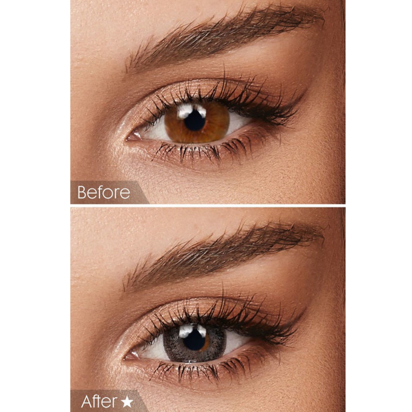 Bella Contact Lenses One Day Ash Brown 10's