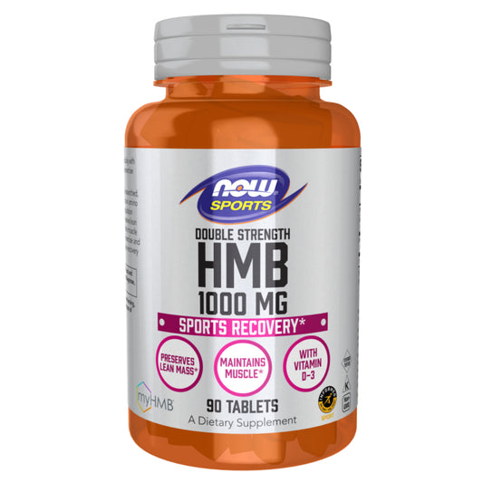 Now Sports Nutrition HMB Double Strength 1000mg Tablets 90's