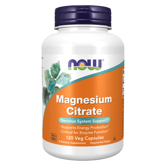 Now Foods Magnesium Citrate Capsules 120's