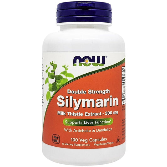Now Foods Silymarin Milk Thistle Extract 300mg Vegetable Capsules 100's