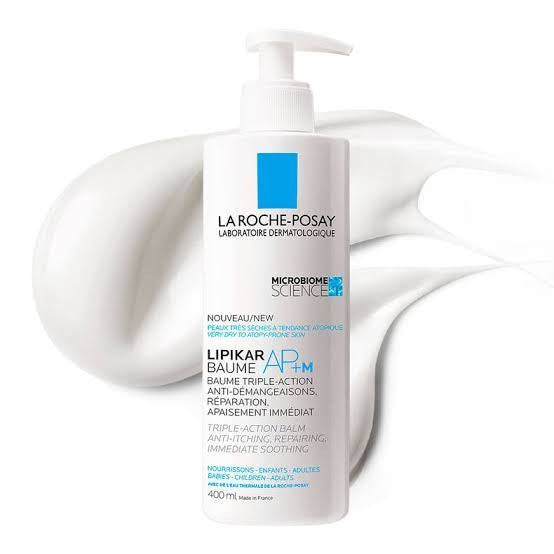 La Roche Posay Lipikar Baume Ap+ M Moisturizing Body Cream for Dry and Eczema Prone Skin 400Ml