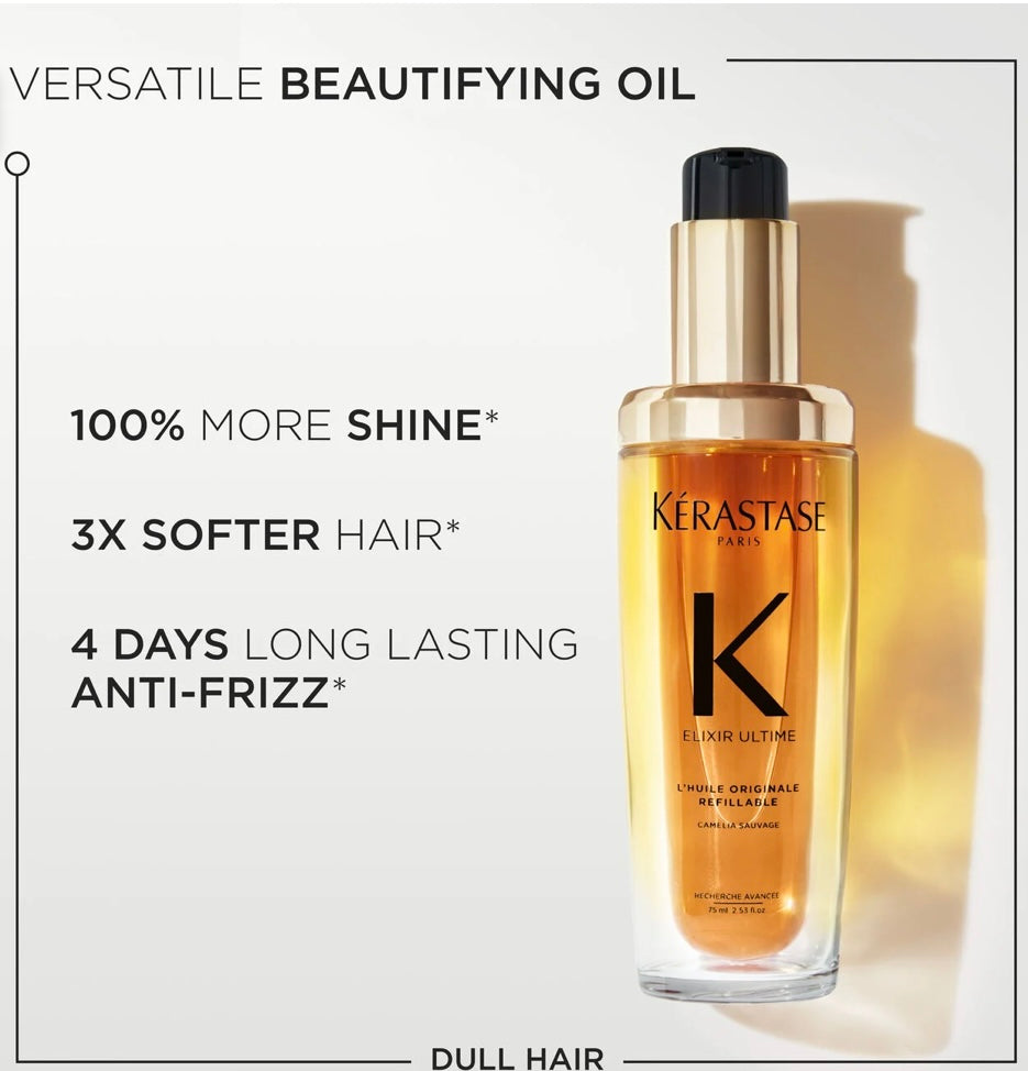 KERASTASE Elixir Ultime L'Huile Originale Refillable Hair Oil 75ml