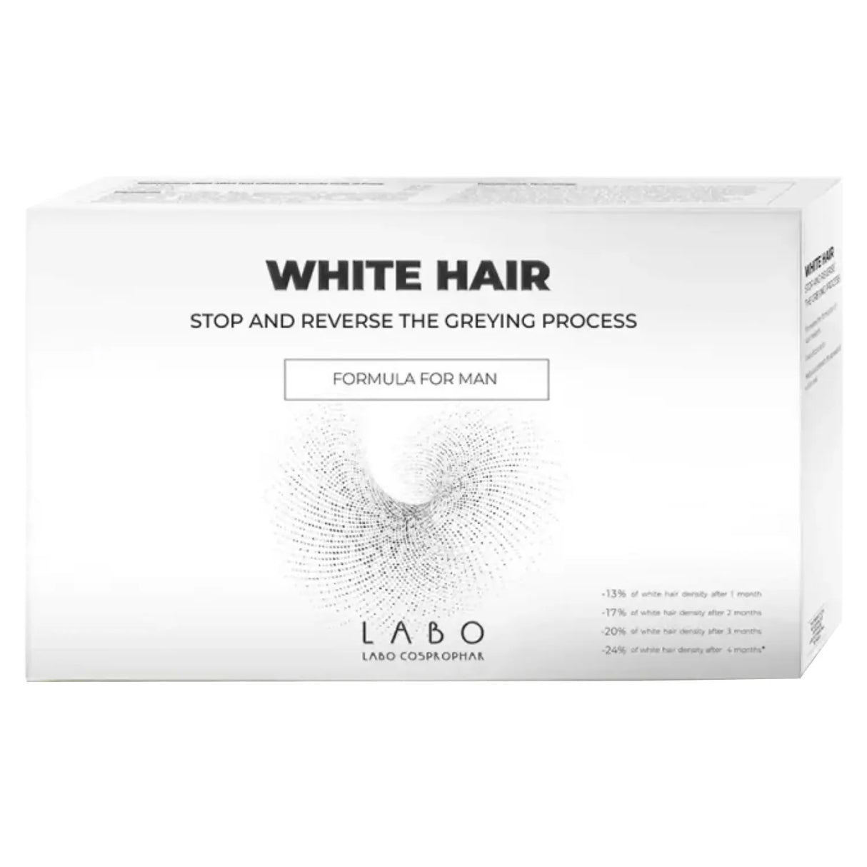 LABO WHITE HAIR Treatment Man Treatment for the Development of White Hair 20vials x 3.5ml ( add 2 +1 Free )