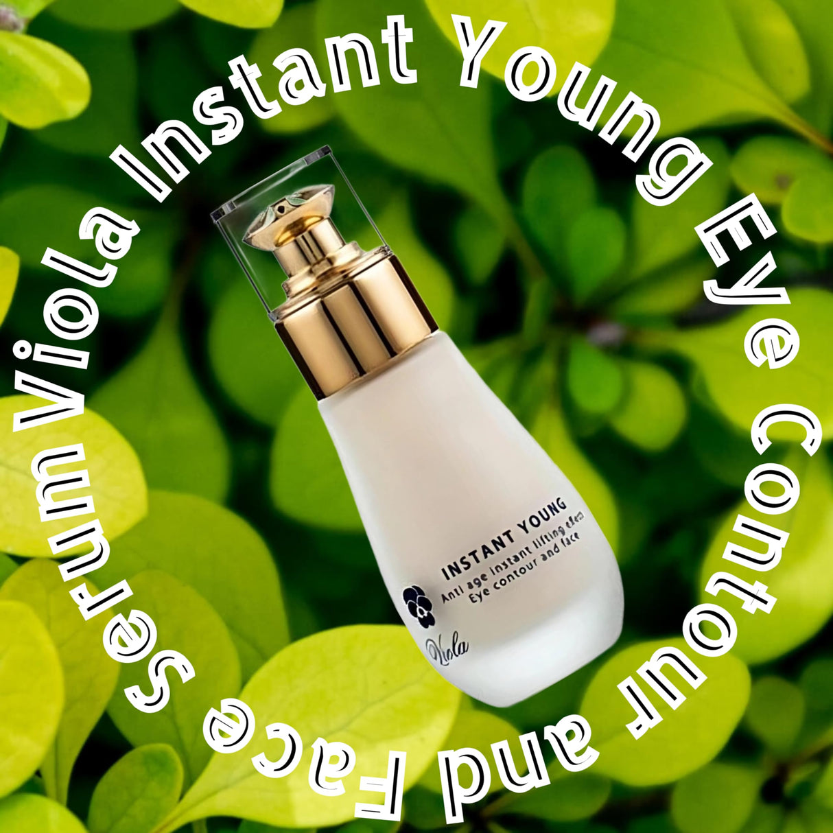 Viola Instant Young Anti Aging Eye Contour & Face Serum 50ml - Age Defying Radiance for Smoother, Firmer Skin