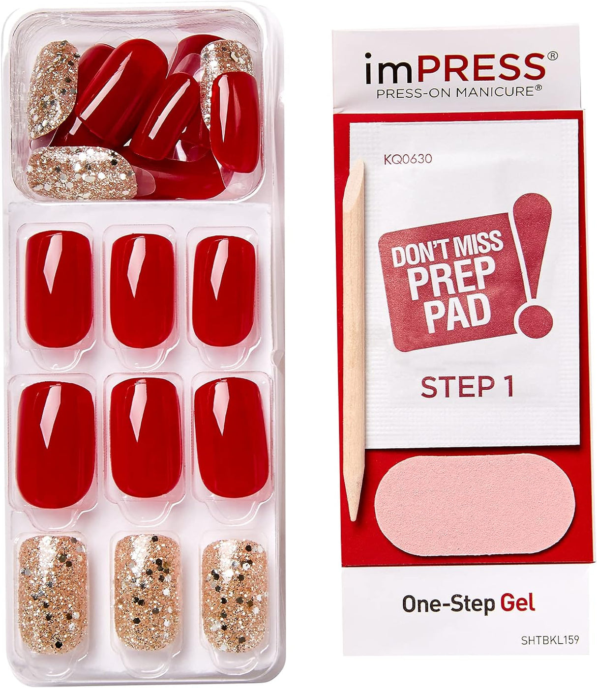 KISS imPRESS Medium Nails, Last Love, KIMM09C