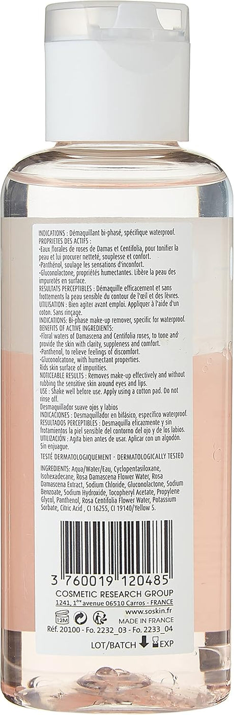 Soskin R+ Gentle Make-Up Remover Eye And Lip - 100ml