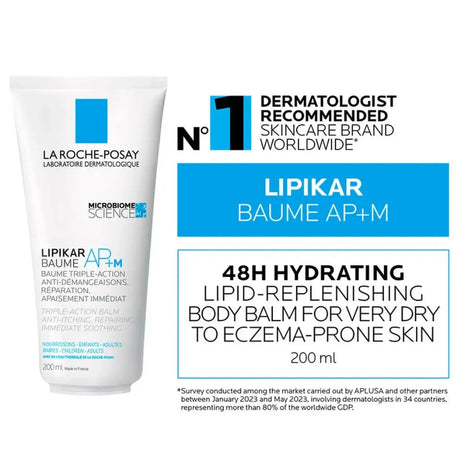 La Roche Posay Lipikar Baume Ap+ M Moisturizing Body Cream for Dry and Eczema Prone Skin 200Ml La Roche-Posay