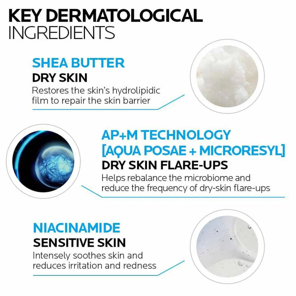 La Roche Posay Lipikar Baume Ap+ M Moisturizing Body Cream for Dry and Eczema Prone Skin 200Ml La Roche-Posay