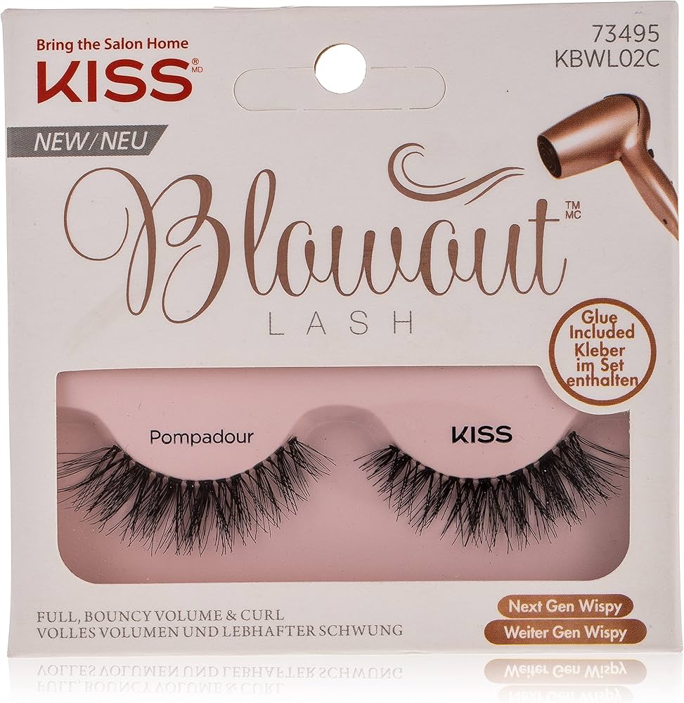 Kiss Blowout Eye Lash Pompadour KBWL02C Black