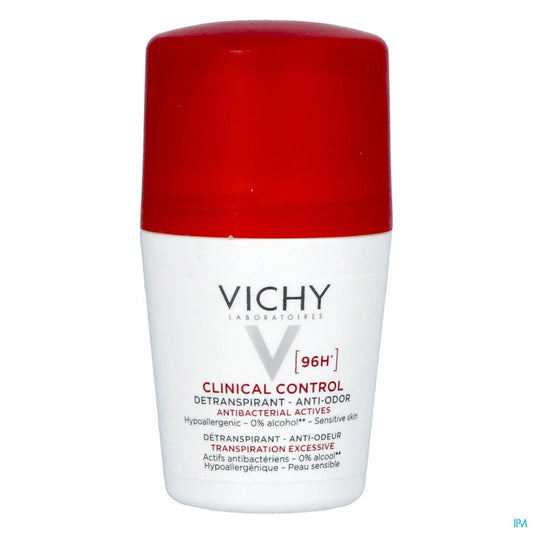 Vichy 96H Clinical Control Deodorant Roll On For Women 50Ml