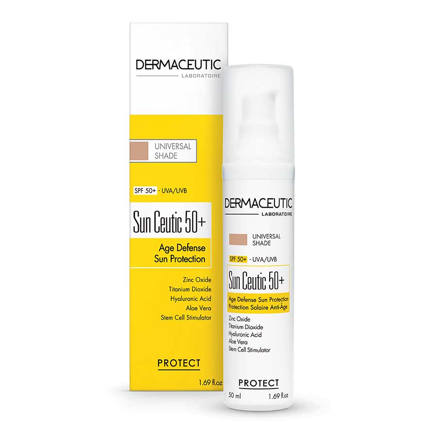 Dermaceutic Sun Ceutic 50+ ظل عالمي - ملون 50 مل