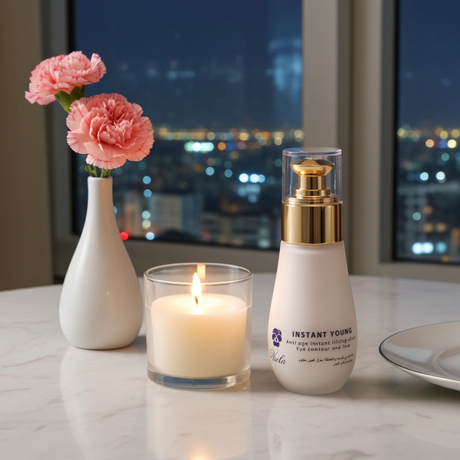Viola Instant Young Eye & Face Anti-Aging Serum 50ml - Hyaluronic Acid & Peptides