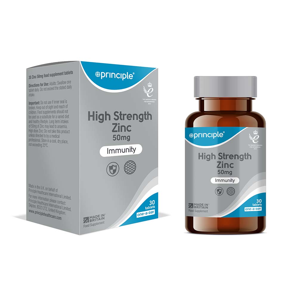 Principle High Strength Zinc 50mg