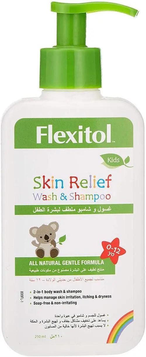 Flexitol Kids Skin Relief Wash & Shampoo 210ml