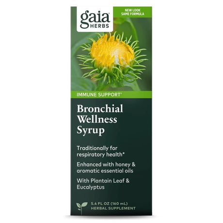 Gaia Herbs Bronchial Wellness Herbal Syrup 5.4 Oz - 160 ml