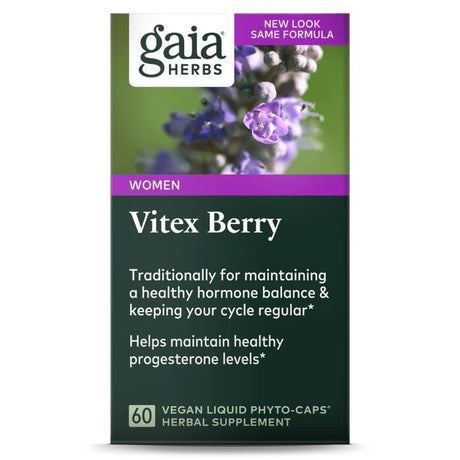 Gaia Herbs Vitex Berry Women's Health Support - 60 Capsules