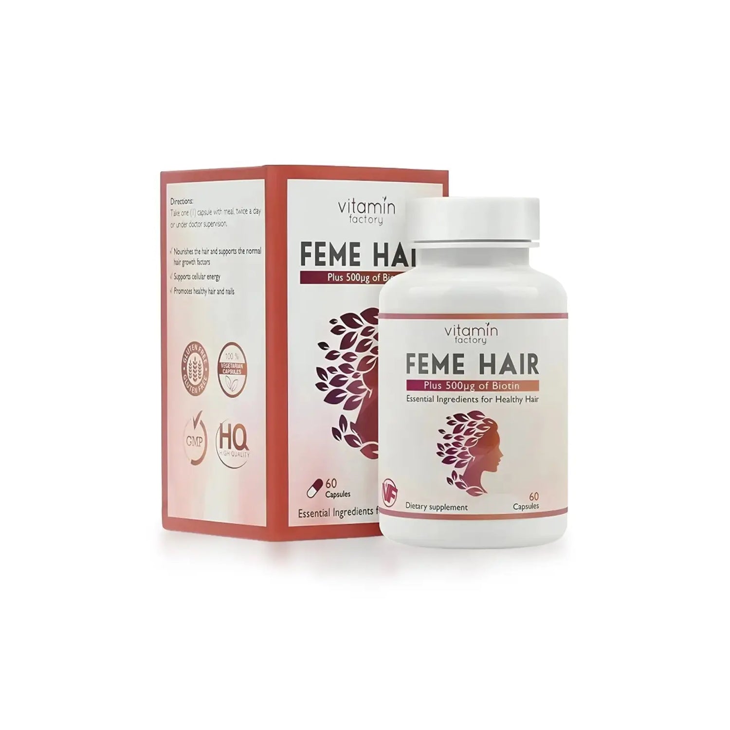 Feme Hair 60 Capsules ( Original ) Vitamin Factory