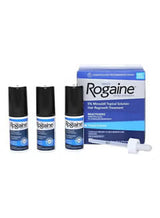 Rogaine 3-Piece Extra Strength Hair Regrowth Solution Set Clear 3x60ml