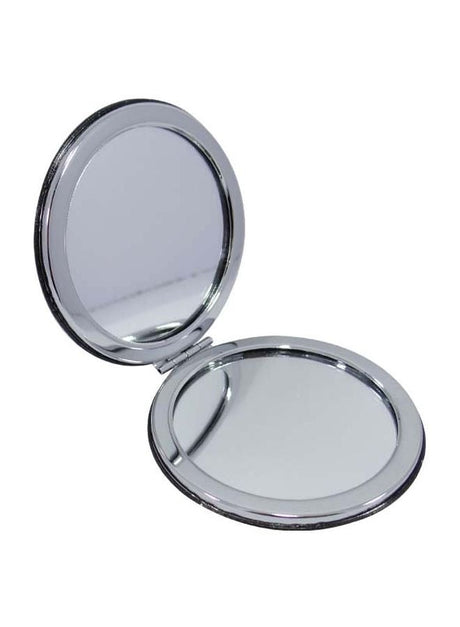 Or Bleu Round Pocket Mirror Black CT-512