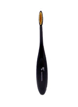 Or Bleu Curved Makeup Brush With Thin Head Black CT-693