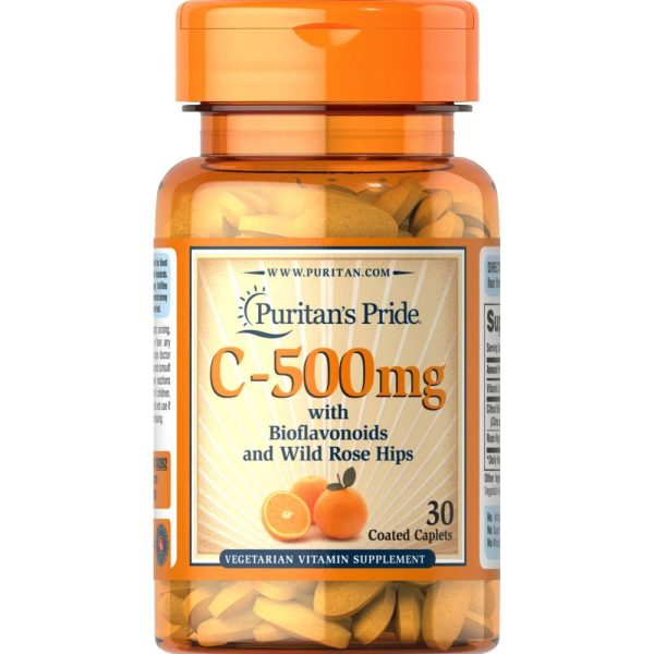 Puritans Pride Vitamin C with Bioflavonoids And Rose Hips 30 s