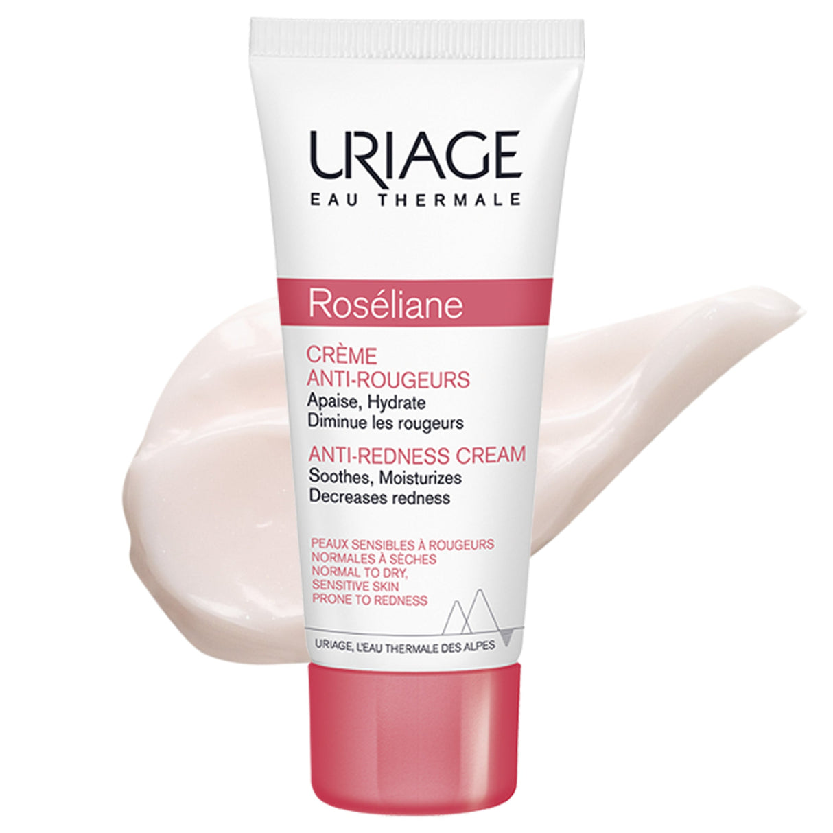 Uriage Roseliane Anti-Redness Moisturizing Cream For Sensitive Skin Prone To Redness 40ml