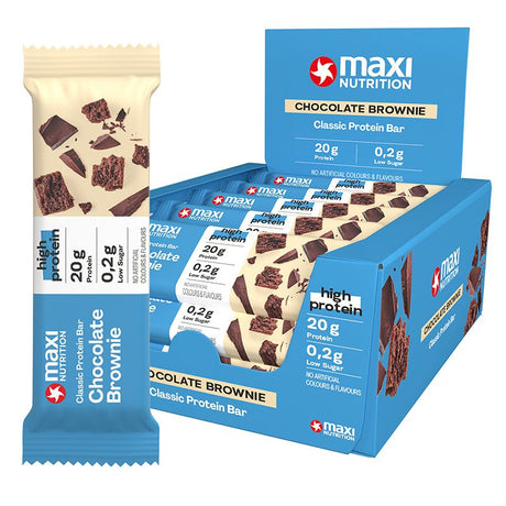 Maxi Nutrition Classic Protein Bar Chocolate Brownie 40G -Box of 16 pcs Maxi Nutrition