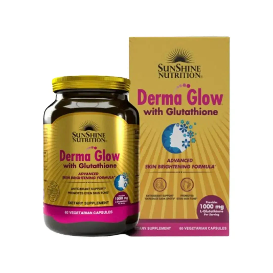 glutathione 1000mg price in pakistan Derma Glow with Glutathione | 1000 mg L-Glutathione per Serving | 60 Vegetarian Capsules | Advanced Skin Brightening Formula | Antioxidant Support