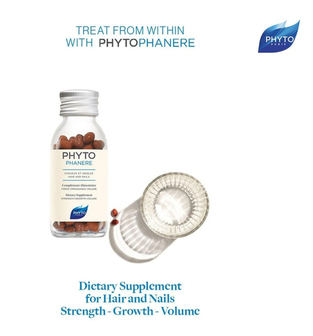 Phyto Phytophanere Hair & Nail Supplement Capsules, Pack of 120's