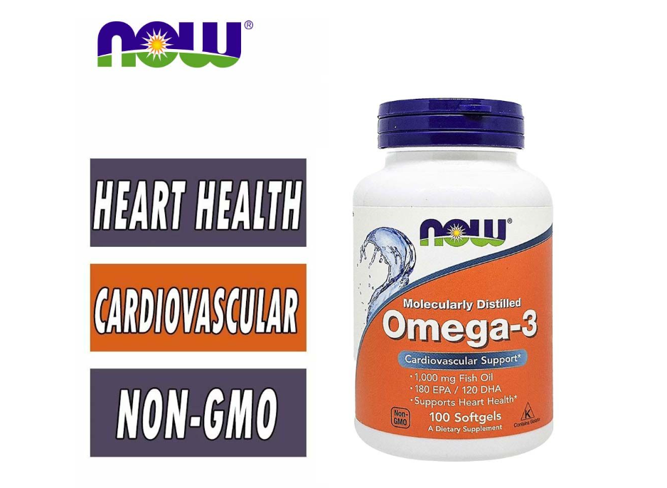 Now Omega-3 180EPA/120DHA Softgels 100's