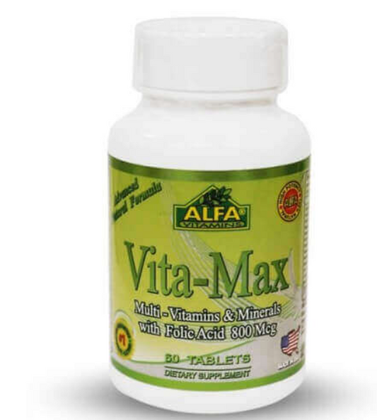 Alfa Vitamins Vita Max 60 Tabs